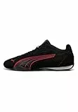PUMA Unisex Catch Suede Sneaker, Black x Red, 46 EU