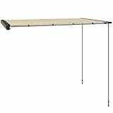 Outsunny Auto Markise 160 x 250 cm ausziehbar Wasserdicht Sonnensegel mit Keder UV-Schutz Dachzelt Vorzelt Auto Sonnenschutz für Camper Wohnwagen SUV Wohnmobil Outdoor