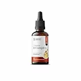 Vitamin B Complex Tropfen – B1 B2 B3 B5 B6 B7 B9 B12, für Energiestoffwechsel & Nervensystem, 60 Portionen, Insport Nutrition