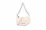 Replay Damen Schultertasche mit Tragekette, Dirty White 0002 (Beige), Einheitsgröße