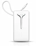 Hosgubo Powerbank 10000mAh 22,5W Schnellladung Mini Powerbank, Klein und Leistungsstark, Tragbare Handybatterie mit USB-C Kabel, Klares LED-Display, Kompatibel mit iPhone 15/16 Pro Max, Samsung,iPad