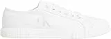 Calvin Klein Damen Vulcanized Sneaker Essential Low Top, Weiß (Triple Bright White), 36