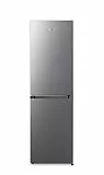 Gorenje NRK418DCS4, Kühl-Gefrier-Kombination 182cm Höhe, 55cm Breite, 256L(171L/85L), Total NoFrost, Multiflow 360°, wechselbarer Türanschlag, CrispZone, Eco Use, Inox Look [Energieklasse D]