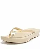 Fitflop Iqushion Ergonomic Flip-flops, Damen Dusch- & Badeschuhe, Gold (Gold 010), 39 EU (6 UK)