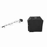 RÖSLE Premium-Drehspieß, Hochwertiger Grillspieß BBQ-Stationen für VIDERO G4/G6 und MAGNUM G4 & Abdeckhaube BBQ-Station VIDERO G4/G4-S, Hochwertige Schützhülle aus 100% Polyester
