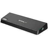 StarTech.com USB3 4K Laptop Docking Station Dual Monitor USB 3.0 Docking, USB3DOCKHDPC