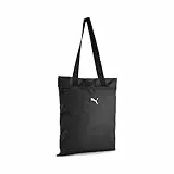 PUMA Damen Pop Tote-Bag OneSize, Black Script AOP
