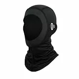 wilcractk Sturmhaube Motorrad Sommer Ski Maske Mit Brillenlöchern Atmungsaktive Eisseide Unterziehhaube Schwarz Für Helm Fahrrad Laufen Camping Angeln Outdoor Herren Damen