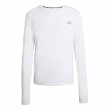 adidas Herren Adi365 Running Essentials Long Sleeve Shirt, White, M