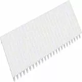 Hager S35S Blindstreifen reinweiß RAL9010, Länge219mm, 1 Stück Abdeckstreifen