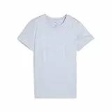 PUMA Unisex W TAD Essential Heather Logo Tee T-Shirts, Cool Weather Heather,