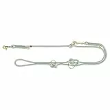 Trixie V-Leine Soft Rope, XS-S, 2 m/6 mm, Salbei - verstellbare Hundeleine für kleine Hunde aus gewebtem Tau, 3-Fach längenverstellbar - 1985216