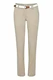 OXMO Chakira Damen Chino Hose, Größe:38, Farbe:Simple Tau (790162)