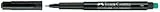 Faber-Castell Multimark Permanentmarker, Schwarz, 10 Stück