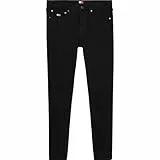 Tommy Jeans Nora Md Skn Dh4288 Enganliegend, Damen, Denim (Denim Black), 24W / 30L