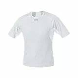 GORE WEAR Herren M Windstopper Base Layer Shirt, Light Grey/White, L EU