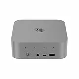 Beelink SER9 Pro AI Mini PC, AMD Ryzen AI 9 HX 370(12C/24T, bis zu 5.1GHz), Mini Computer 32GB LPDDR5X RAM 1TB PCIe4.0 SSD Windows 11 Pro, Integrierte MIC/Lautsprecher, USB4/WiFi6/BT5.2/2.5G LAN