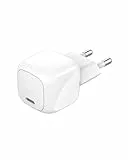 Belkin BoostCharge kompaktes Ladegerät, 30 W, für Reisen, USB-C Power Delivery zum Schnellladen für die Apple iPhone Serie 16, 15, 14, 13, Samsung Galaxy S24, S23, iPad, AirPods, Tablets, usw. – Weiß