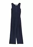 s.Oliver Jumpsuit aus Crinkled Viskose im Loose Fit mit Rücken-Cut-Out navy 176