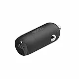 Belkin BoostCharge 30-W-Kfz-Schnellladegerät, Zigarettenanzünder USB, kompaktes Modell mit USB-C-Power Delivery-Anschluss, kompatibel mit iPhone 16, Galaxy S24, iPad, Google Pixel, iPad Pro, Air, mehr