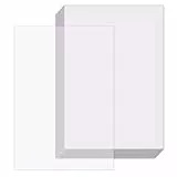 OSDUE 50 Blatt Transparentpapier, 53g DIN A4 Pauspapier weiß & Bedruckbar Tracing Paper, Bastelpapier Laternenpapier Transparent für Skizzieren, DIY-Karten, Verpacken, Zeichnen (210 * 297mm)