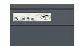 Generic Paketbox Aufkleber - Kennzeichnung Aufkleber für Paket Box Symbol (RPw10/1) - 17x4cm - Wetterfest - Kunststoff - Modern - Outdoor