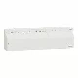 Schneider Electric Wiser Smart Home Verteilerleiste Fußbodenheizung, Steuerung manuell oder per App, 24V, Artikelnummer CCTFR6620