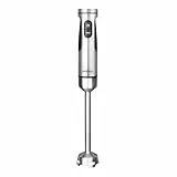 GASTROBACK Edelstahl Stabmixer 1500 Watt - Pürierstab mit 2 Mixaufsätzen, Stampfer, Schneebesen, Rührbecher, 20 Stufen & Turbo, titanbeschichtetes 4-fach Messer, spülmaschinengeeignet