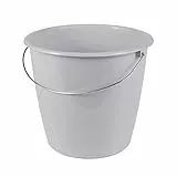 keeeper Eimer Erik mit Metallbügel, 5 l, Polypropylen, 24 x 24 x 20 cm, Nordic Grey