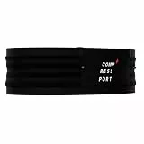 COMPRESSPORT Free Belt Pro Unisex - Trail Belt – Ergonomisch – Ultraleicht – Kein Wackeln – Großes Fach – Schwarz