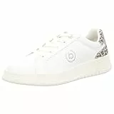 bugatti Damen Sneaker 435AQG175055-2082, 38, White/Animal Print