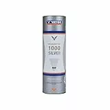 VICTOR Nylon Federball Shuttle 1000 6er Dose, Weiß / Blau