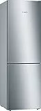Bosch KGE36AICA Serie 6 Kühl-Gefrier-Kombination, 186 x 60 cm, 214 L Kühlen & 88 L Gefrieren, VitaFresh längere Frische, LowFrost seltener abtauen, LED-Beleuchtung gleichmäßige Ausleuchtung