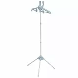 TOMETURE Einstellbarer Faltbarer Kleiderbügelhalter für Dampfbügeleisen Hält Hosen Jacken Kleidung Praktisches Bügel accessoire