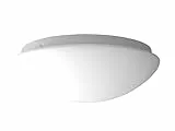 Niermann Standby LED Deckenleuchte Deckenschale rund Ø 25cm, NURGLASLEUCHTE OPALGLAS matt, schöne LED Dielenleuchte mit Bajonettverschluß