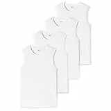 Uncover by Schiesser - Unterhemd/Tanktop - 4er Pack (XL Weiß)