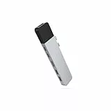 HyperDrive GN28N-SILBER NET 6-in-2 USB-C Hub - Silber