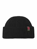 JACK & JONES Herren Rddroyal Short Beanie Noos StrickMütze, Schwarz, Einheitsgröße EU