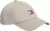 Tommy Jeans Herren Cap Heritage Core mit Logo, Beige (Stone), Einheitsgröße