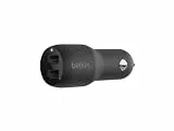 Belkin USB-Kfz-Ladegerät mit 2 Ports, 24 W (Boost Charge Kfz-Ladegerät, USB-Auto-Ladegerät) iPhone 14/14 Plus, 14 Pro, 14 Pro Max, 13, 12, 11 und ältere Modelle, Kfz-Ladegerät, Android Auto-Ladegerät