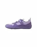 Reima Barefoot Schuhe Telmin Junior (5400176A-5700) Lila Kinderschuhe für Mädchen, Halbschuhe für Frühling und Sommer, Textil, mit Klettverschluss, elastisch, Ultraleicht für den Alltag, Gr 32 EU