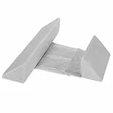 HOVCEH Seitenschläferkissen, Lagerungskissen, Verstellbares und Removable Seitenlagerungskissen, Anti-Rollen Keilkissen, Side Support Pillow mit Rückenlehne für 0-12 Monate Schlafhilfe (Grau)