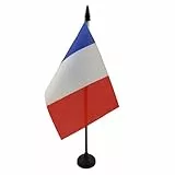 AZ FLAG - Tischflagge Frankreich - 15x10 cm - Französische Tischfahne 10 x 15 Cm - Flaggen