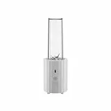 Alessi Plissé MDL17 W - Design Persönlicher Mixer, aus Thermoplastischem Harz, mit Behälter und Mini-Schredder aus PCGT, Europäischer Stecker 380 W, Weiß