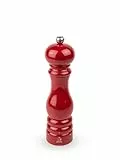 PEUGEOT - Pfeffermühle Paris u‘Select 22 cm - 6 voreingestellte Mahlgrade - Aus PEFC-zertifiziertem Holz - Passionsrot lackiert