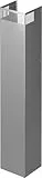 Siemens LZ10BXL71 Kaminverlängerung für Wandesse, 80 x 120 cm, Teleskopverlängerung 1500 mm, Made in Germany, Silber
