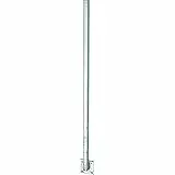 Alberts 700225 Universalpfosten | direkt gegen Platte geschweißt | zum Anschrauben | Länge 1150 mm | Pfosten 30 x 30 mm