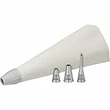 Original Kaiser Inspiration Spritzbeutel Set 5-teilig, wiederverwendbarer Spritzbeutel mit Tüllen, Adapter und 3 Spritztüllen, kochfest, Schneidehilfslinie, spülmaschinengeeignet