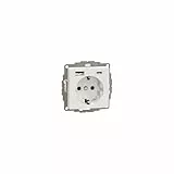 Schneider Electric Schuko-Steckdose mit USB Anschluss Typ A+C, erhöhter Berührungsschutz, System M, polarweiss, Artikelnummer MEG2367-0319