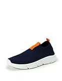 Geox Jungen J Aril Boy A Sneakers,NAVY/ORANGE,38 EU